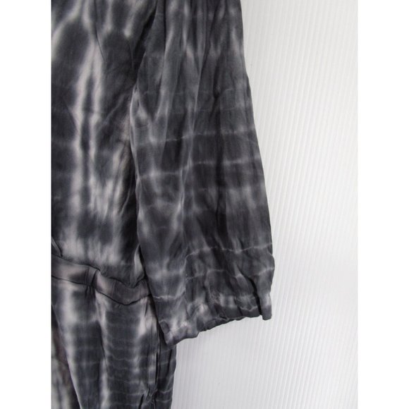 Cloth & Stone Romper Medium Tie Dye Wrap Belted Waist Tie Knit Preppy - Picture 3 of 13